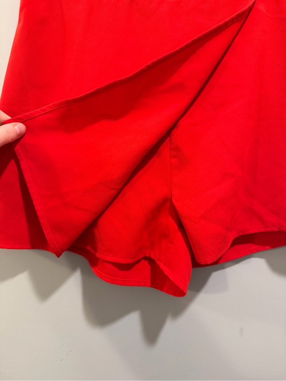 TCEC Red Asymmetrical Skort Size S - Picture 8 of 12